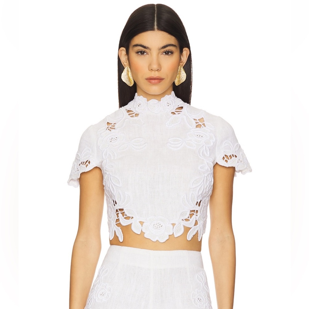 Cult Gaia FILIPPA TOP IN OFF WHITE